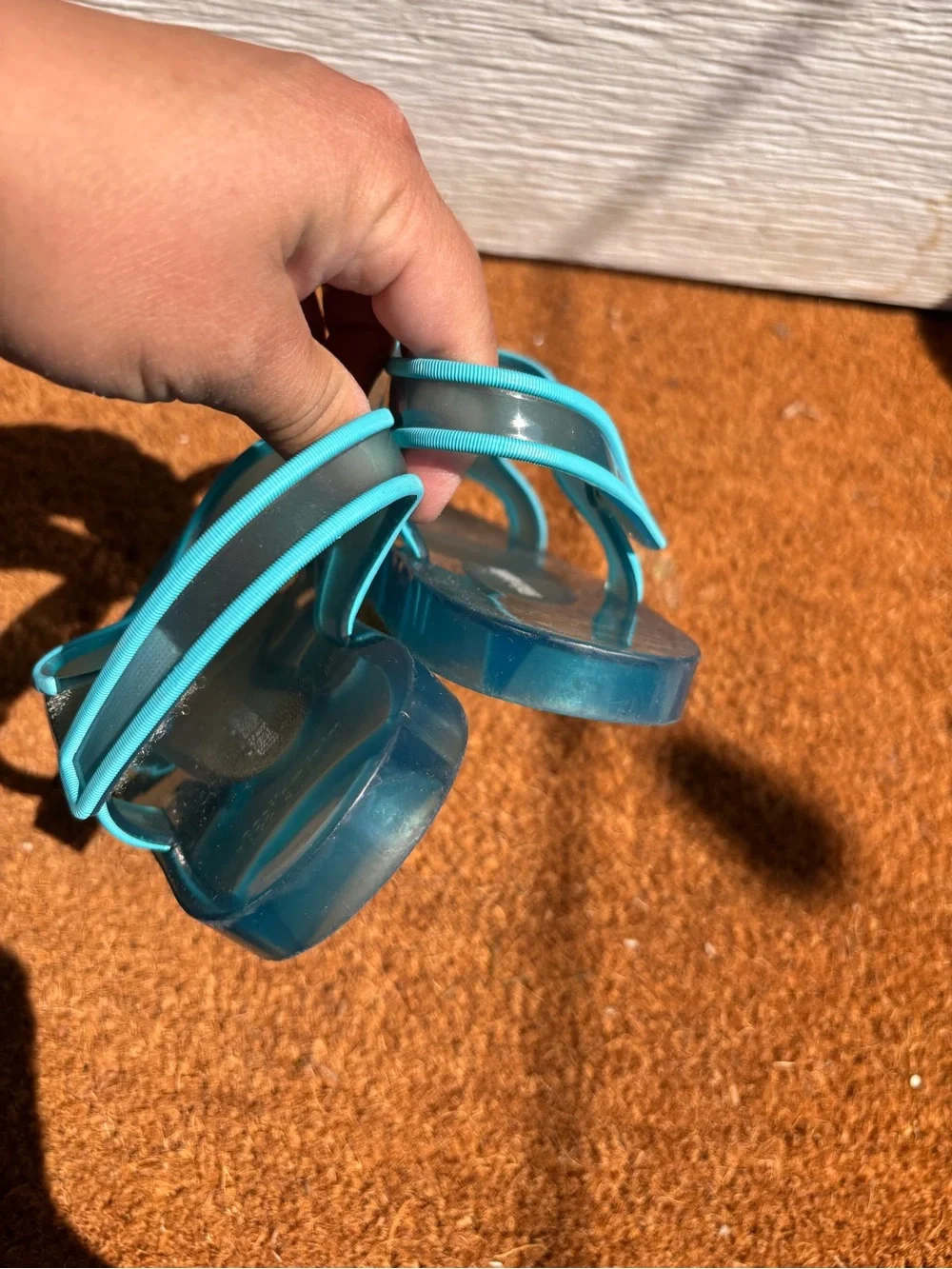 Mini Melissa Aqua sandals